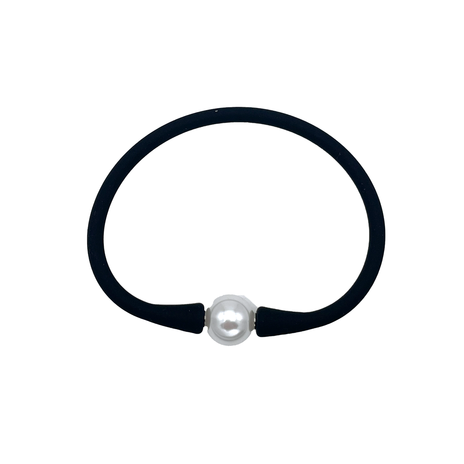 SB-2649 SILICONE BRACELET BLACK