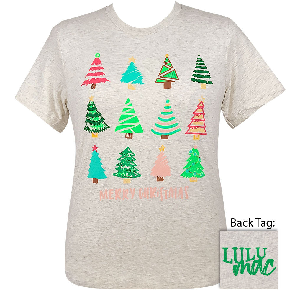 Lulu Mac 98-Christmas Trees  SS- Heather Prism Natural