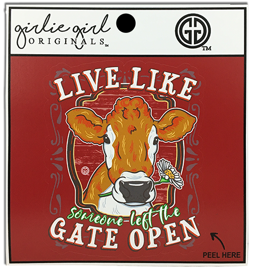 Decal/Sticker Gate Open 2168 – girliegirloriginals