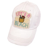 KBV-1272 Life’s A Beach-Torn Look-White