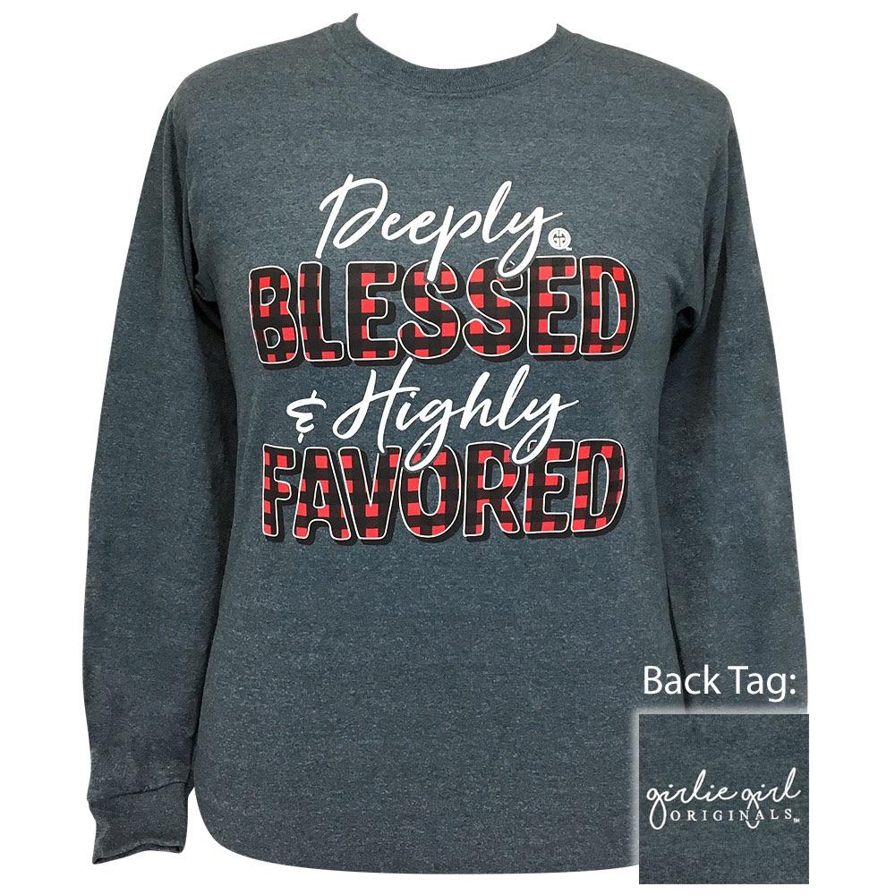 Deeply Blessed-Dark Heather LS-2193