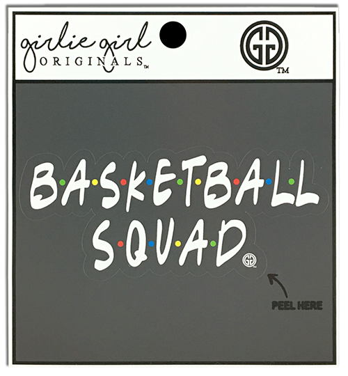 Decal/Sticker Basketball Squad 2158