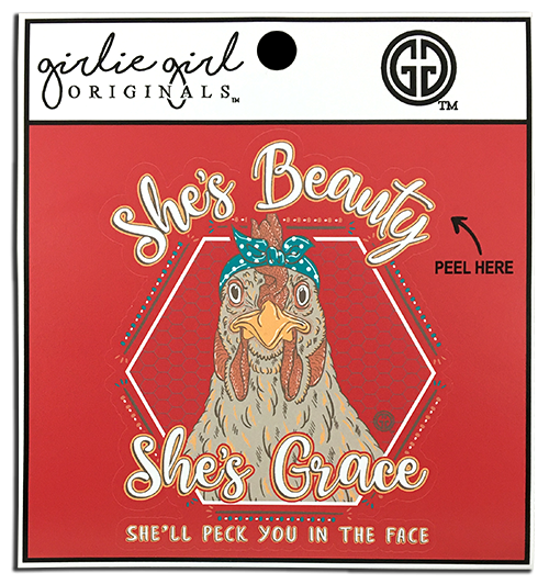 Decal/Sticker Shes Beauty Shes Grace 2112