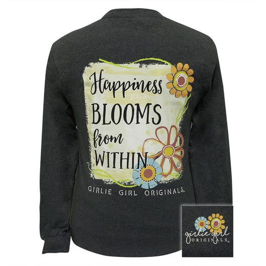 Happiness Blooms-Dark Heather LS-2165