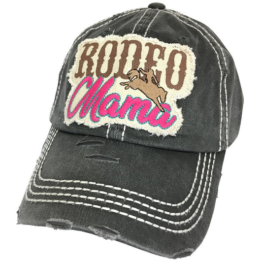 KBV-1251 Rodeo Mama Cap Hot Black