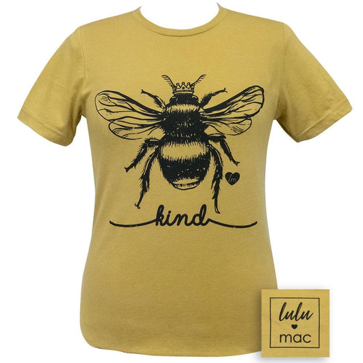 lulu mac-Bee Kind-Heather Mustard SS-LM44