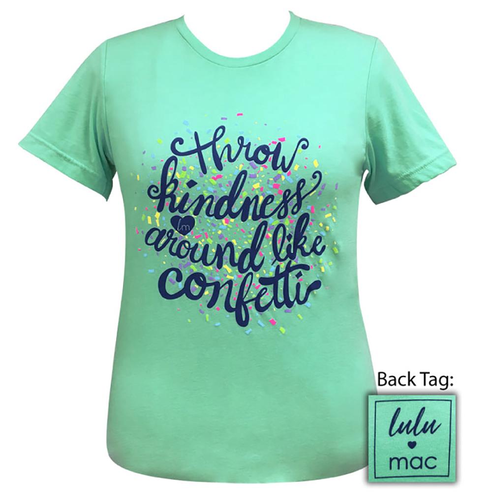 lulu mac-Kindness Confetti-Heather Mint SS-LM16