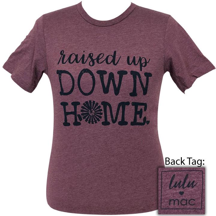 lulu mac-Down Home-Heather Maroon SS-LM22