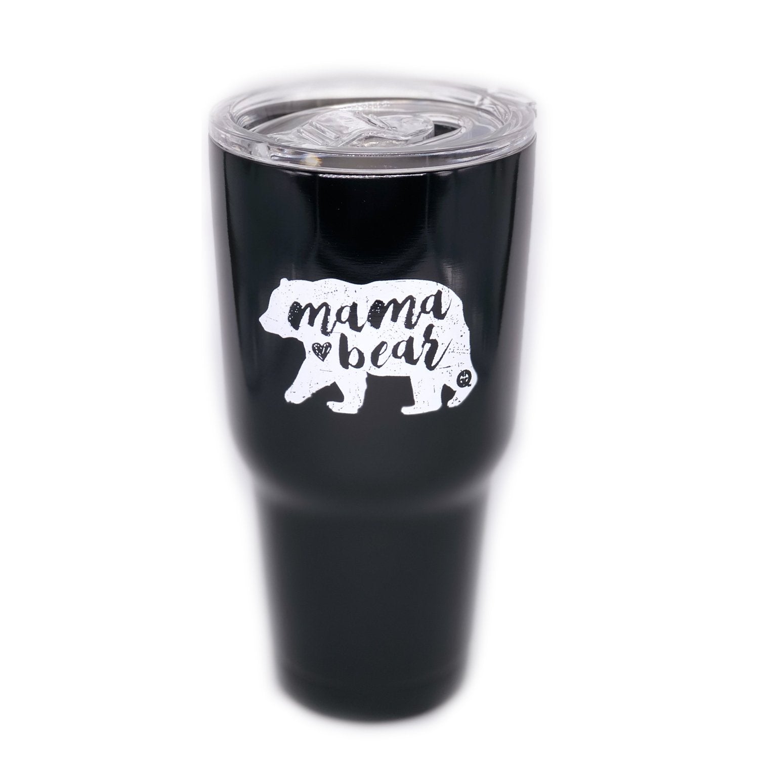 TB2468 Mama Bear Black Stainless Steel Tumbler